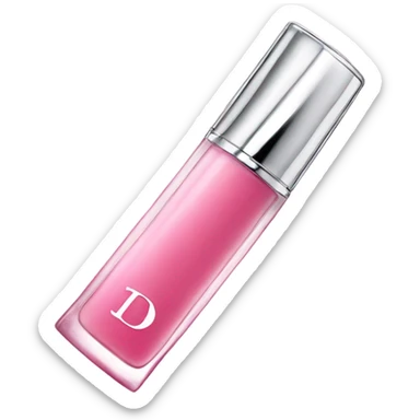 Dior lip gloss bottle sticker