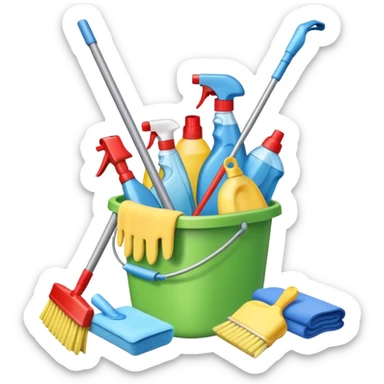 clean up sticker