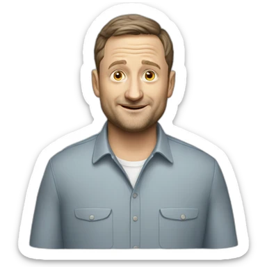 tim robinson (full body, ios17) sticker