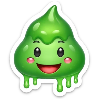Slime emoji sticker