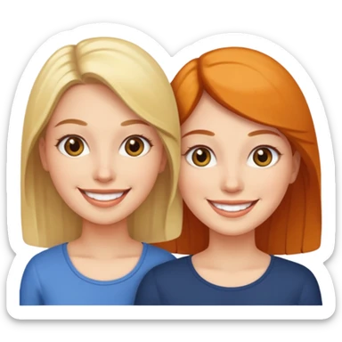 Ma meilleur amie et moi (femme) sticker