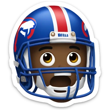 Bills football sticker