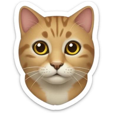 siames-cat-small-head sticker