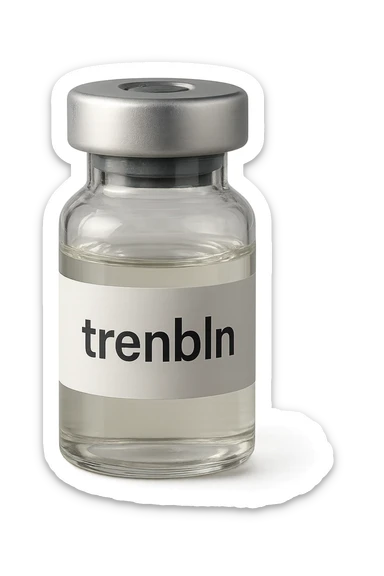 fiala medica realistica con la scritta "trnbln" sull'etichetta, FALLO MOLTO REALISTICO IN 3D sticker