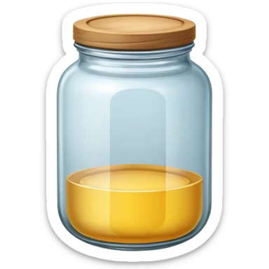 Jar with lid sticker