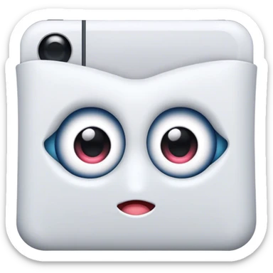 Pocket with eyes sticker