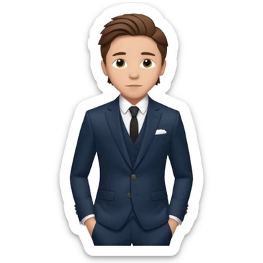 brooklyn beckham at wedding sticker