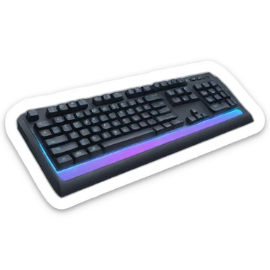 Gaming keyboard sticker