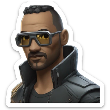 cyberpunk2077 johny normalhand sticker