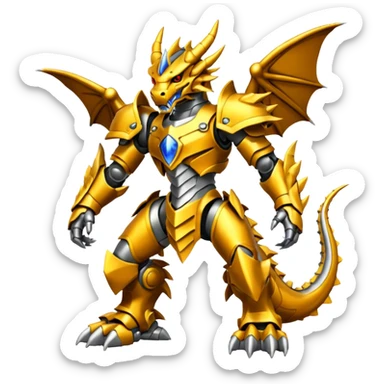 Wargreymon sticker