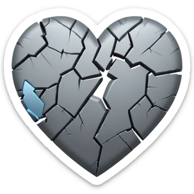 Broken heart epic sticker