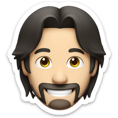 Keanu Reeves winking sticker