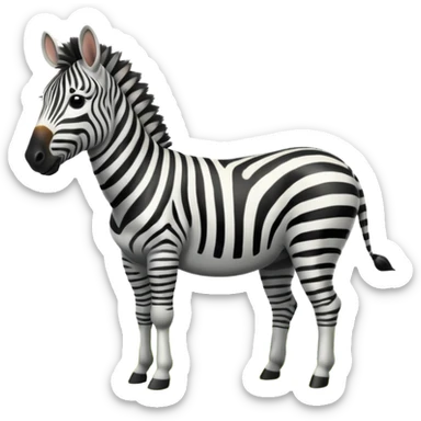 zebra sticker
