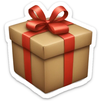 Christmas present sticker