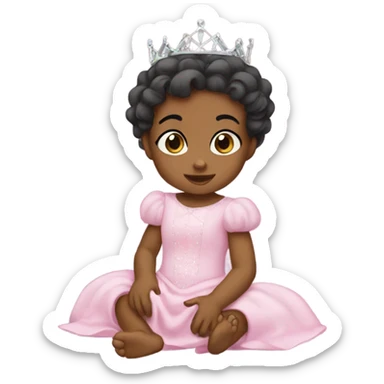 princess baby sticker