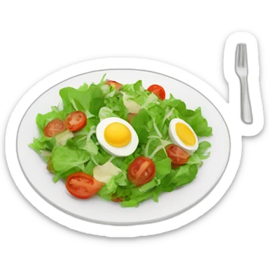 use salad before the meal sticker