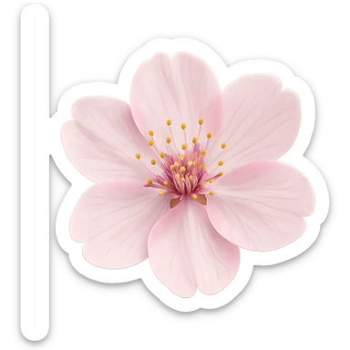 sakura cherry blossom flower sticker