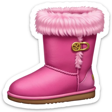 Pink ugg sticker