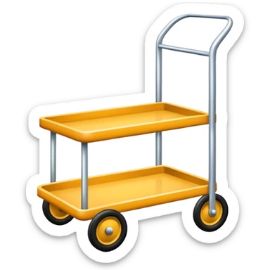 hotel baggage cart sticker