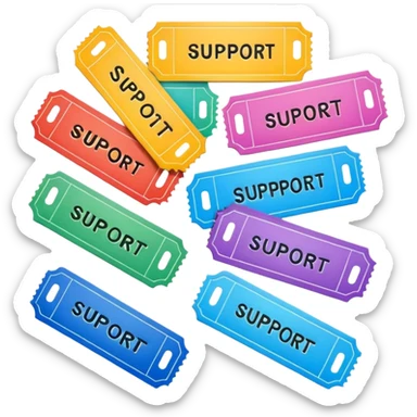 support crm sticker