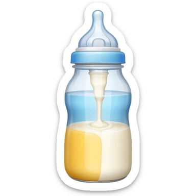 mamadera de bebe sticker