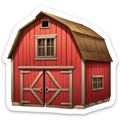 old barn sticker