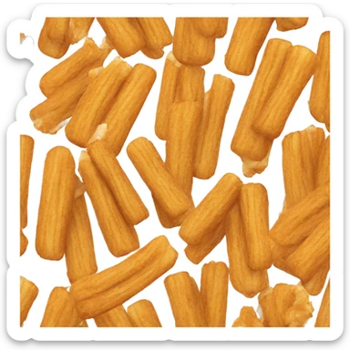 Filled churro  sticker