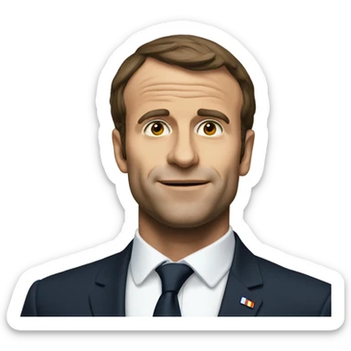 Macron  sticker
