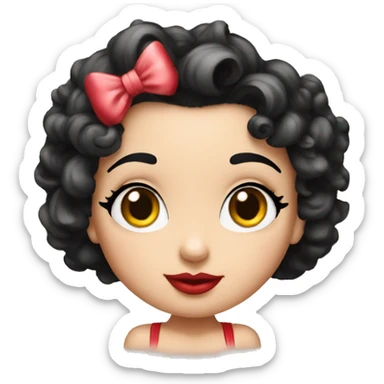 betty boop sticker