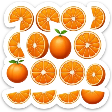 tangerine sticker