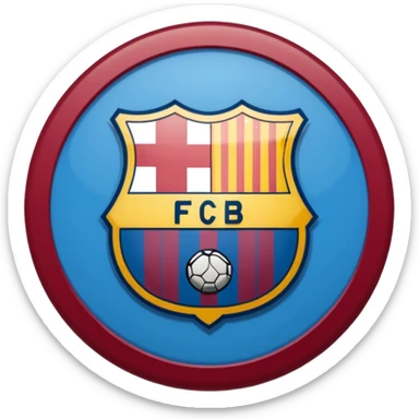 Fc Barcelona badge sticker