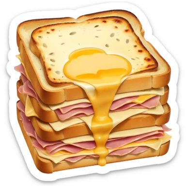 croque monsieur sticker
