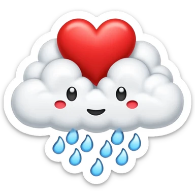 Puedes hacerme una nube pensando y dentro ese emoji sticker