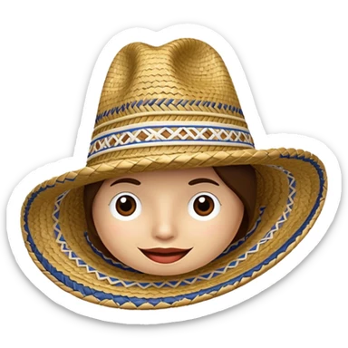 Colombian Sombrero Voltiao sticker