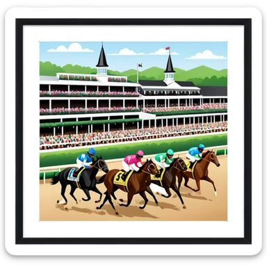 Kentucky derby  sticker