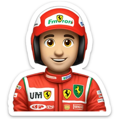 Une Formule 1 Ferrari des années 2000 sticker