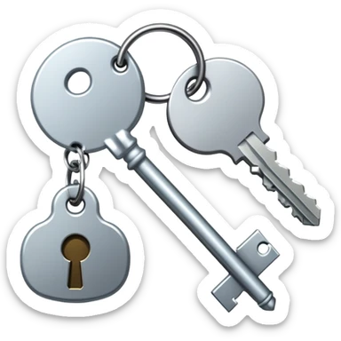 Whose keys are they sticker