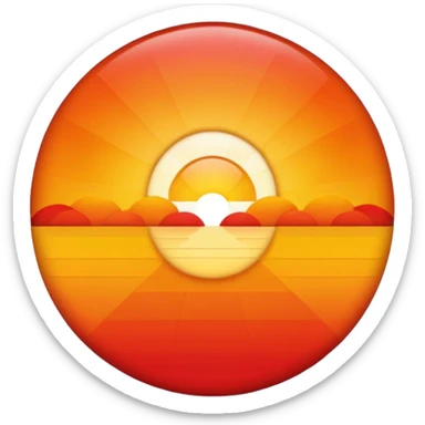 sunrise sticker