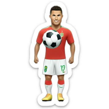 Ronaldo won a world cup sticker