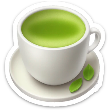 Cup of matcha sticker