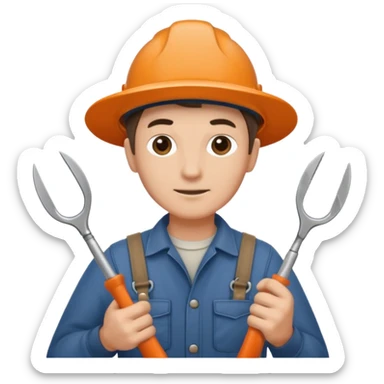 GARDENER WITH SESORS sticker