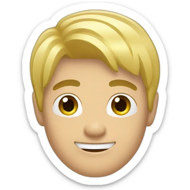 anthony-asian-designer-blond-hair-thumbs-up sticker