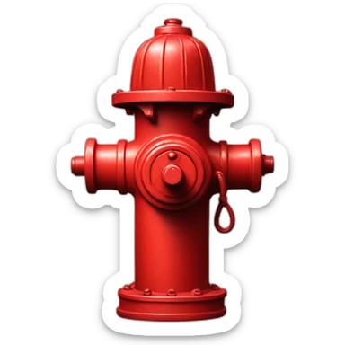 fire hydrant sticker