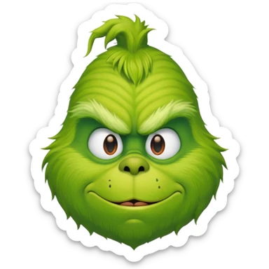 Grinch sticker