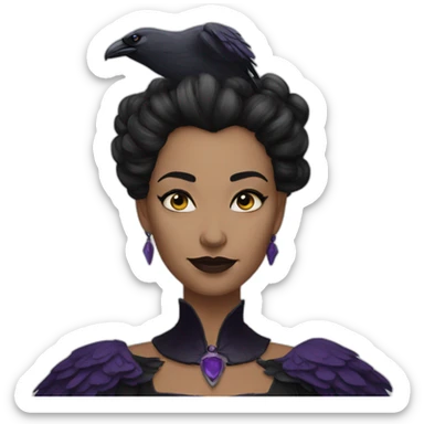 Raven Queen sticker