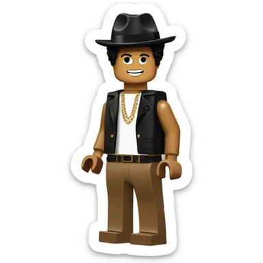 BRUNO MARS lego full body sticker