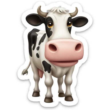 Cow utters sticker