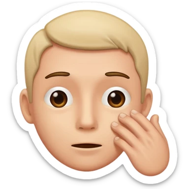 perdon scratching penis sticker