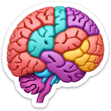 an idea going into a brain sticker