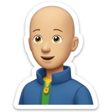 caillou chamailow  sticker